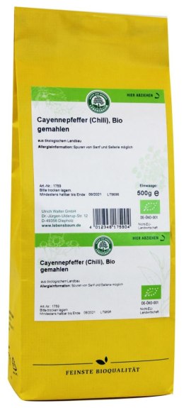 Chili (Cayennepfeffer) BIO 500g