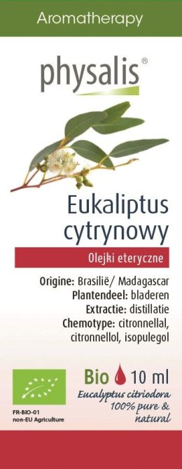 BIO Zitrone Eukalyptus Ätherisches Öl 10ml