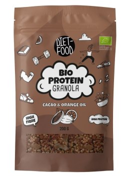 Granola Proteinowa Kakao I Olejek Pomarańczowy BIO 200g
